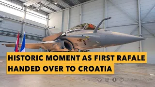 Historic Moment as First Rafale Fighter Jet Handed Over to Croatian Air Force