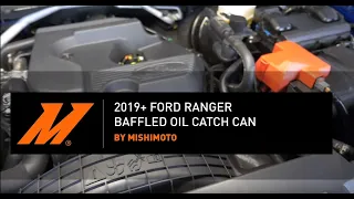 2019+ Ford Ranger 2.3L EcoBoost Baffled Oil Catch Can Installation by Mishimoto