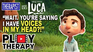 Therapist illustrates INNER VOICES using a scene from LUCA