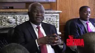 PRES ERNEST KOROMA'S VISIT TO WASHINGTON DC MARCH 2013