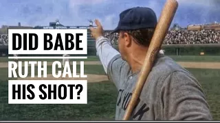 Did Babe Ruth Call His Shot? -Baseball Storytime