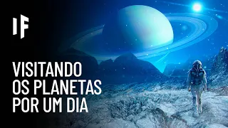 E se você passasse um dia em cada planeta do nosso Sistema Solar?