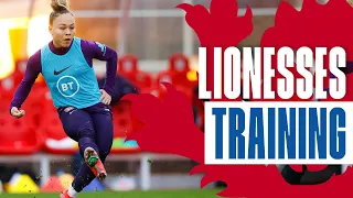 Top Bins & Cheeky Chips In Hege Riise's First Lionesses Session | Inside Training | Lionesses