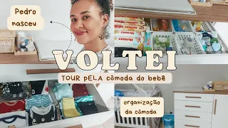 O Pedro nasceu prematuro! tour pela cômoda do bebê e mais... tô de volta