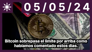 Bitcoin sobrepasa el limite por arriba como habíamos comentado estos días.