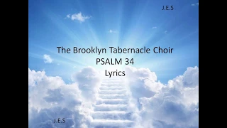 Brooklyn Tabernacle Choir Psalm 34 Lyric Video #SAH #Gospel #Brooklyn
