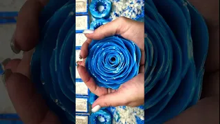 ASMR soap roses 🌹 Crushing soap #asmrsoap #shorts