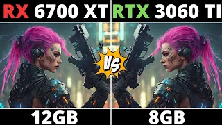 AMD RX 6700 XT VS NVIDIA RTX 3060 TI IN 2024 - TEST IN 10 GAMES