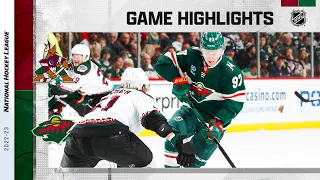 Coyotes @ Wild 11/27 | NHL Highlights 2022