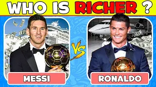 Who Is Richer? 💵 Pick One, Kick One Football Player! CR7, Leo Messi, Neymar Jr, K Mbappe