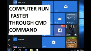 How to Make Computer Run Faster Using CMD[Command Prompt] in Windows PC |2020|