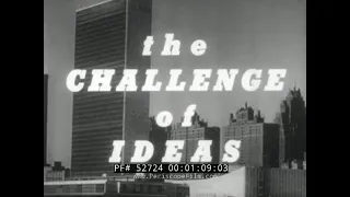 1961 EDWARD R. MURROW & JOHN WAYNE  COLD WAR DOCUMENTARY  THE CHALLENGE OF IDEAS 54724