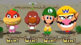 Mario Party 9 - 1 Vs 3 Minigame - Birdo Vs Toad Vs Koopa Troopa Vs Shy Guy