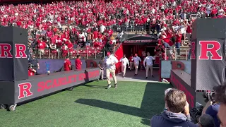 2021 Rutgers Scarlet Knights Football walk out / Knight on Horse intro