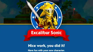 Sonic Dash Excalibur Sonic Unlocked and Fully Upgraded - All 29 Characters Unlocked Hack Rings Mod