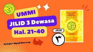 BELAJAR metode UMMI Jilid 3 Dewasa halaman 21-40