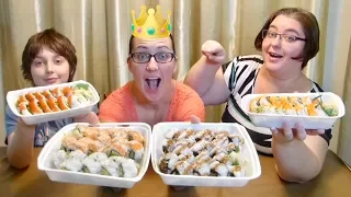 🎉🎉🎉HAPPY BIRTHDAY REGINA 🎉🎉🎉 | Sushi Gay Family Mukbang (먹방) - Eating Show