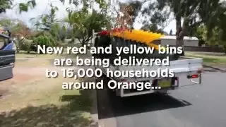 New bins delivered in Orange