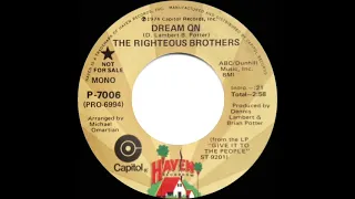 1974 Righteous Brothers - Dream On (mono radio promo 45)