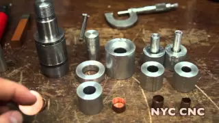 Making Copper Bullet Jackets: Machining Punching & Drawing Dies!  Part 1