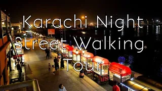 Karachi City Night Street Walking Tour  | Karachi Saddar Bazar | 4k Street Walking