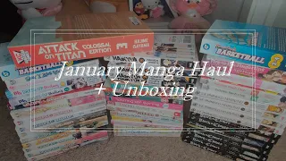 ~January 2021 Manga Haul + Unboxing ~ || 50+ Volumes!!