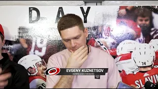 Evgeny Kuznetsov speaks with the media about the overall outcome of the 2023-2024 season /18.05.2024