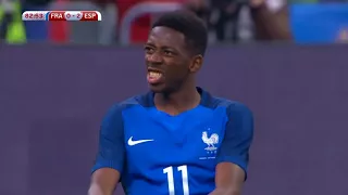 Ousmane Dembele Vs Spain (Home) 16-17 1080i HD