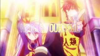 No Game No Life!「amv」Hero of our time Аниме клип