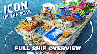 ICON OF THE SEAS | Ship Preview & Details For The Largest Cruise Ship EVER! | Royal Caribbean Cruise