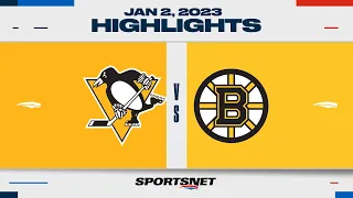NHL Highlights | Penguins vs. Bruins - January 2, 2023