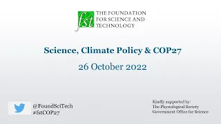 Science, Climate Policy & COP