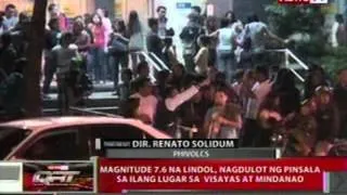 QRT:  Panayam kay Dir. Solidum ng Phivolcs tungkol sa paglindol sa Samar