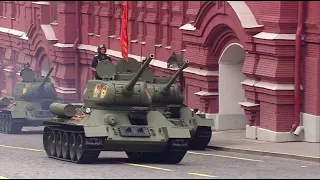 Victory Day Parade in Moscow on Red Square 9 May 2021 | Russian Military, Tanks, Aviation Parade