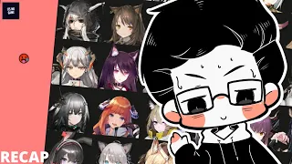 IYAH, INI WAIFU TIER LIST ARKNIGHTS (STREAM RECAP)