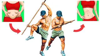 Exercises with sticks to help slim waist most effectively | Abs workout