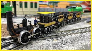 The DeWitt Clinton Bachmann Trains HO Scale Replica 1831 Train