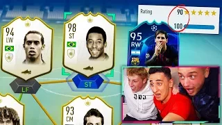 I GOT PELE!!! HIGHEST RATED FUT DRAFT OF ALL TIME!! w/ ANESONGIB! - FIFA 19