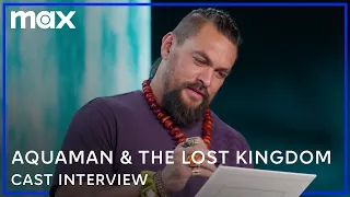 Jason Momoa & Patrick Wilson Try Painting Each Other | Aquaman & the Lost Kingdom | Max
