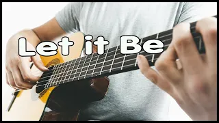 Красивая мелодия на гитаре. Let it Be