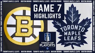 Game 7 Highlights | Maple Leafs vs. Bruins – May 4, 2024 (w/Joe Bowen)