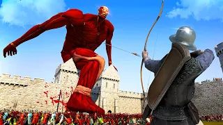 Defending a Castle Against the COLOSSAL Titan - UEBS 2