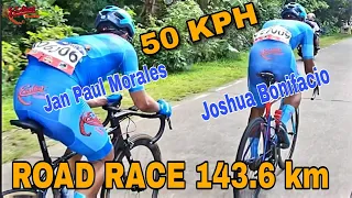 Jan Paul Morales & Joshua Bonifacio 50 KPH MAINTAIN 143.6 km FREEDOM CYCLING RACE 2022 PART 2