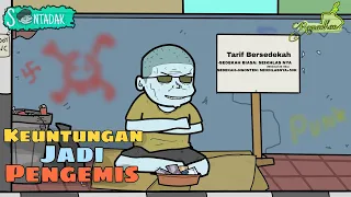 Keuntungan Jadi Pengemis Dibulan Puasa (Animasi Sentadak Ramadhan)