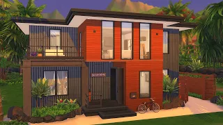 MODERN FAMILY HOUSE (Sulani) 🌴 Sims 4 Speed Build Stop Motion (NO CC)