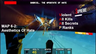 ULTRAKILL: MAP 6-2: Aesthetics Of Hate (New Game, All Secrets/Kills, Challenge, P Rank)