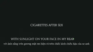 Vietsub - Lyrics || Sunsetz - Cigarettes After Sex