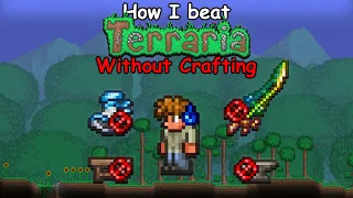 How I beat Terraria without crafting a single item