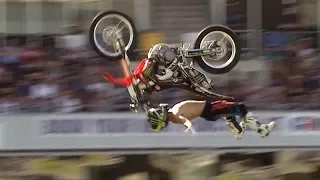 Cliffhanger vs Rock Solid Backflip - Next Level FMX Contest