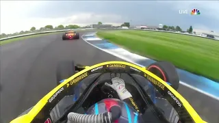 Colton Herta amazing drift/save in Indycar